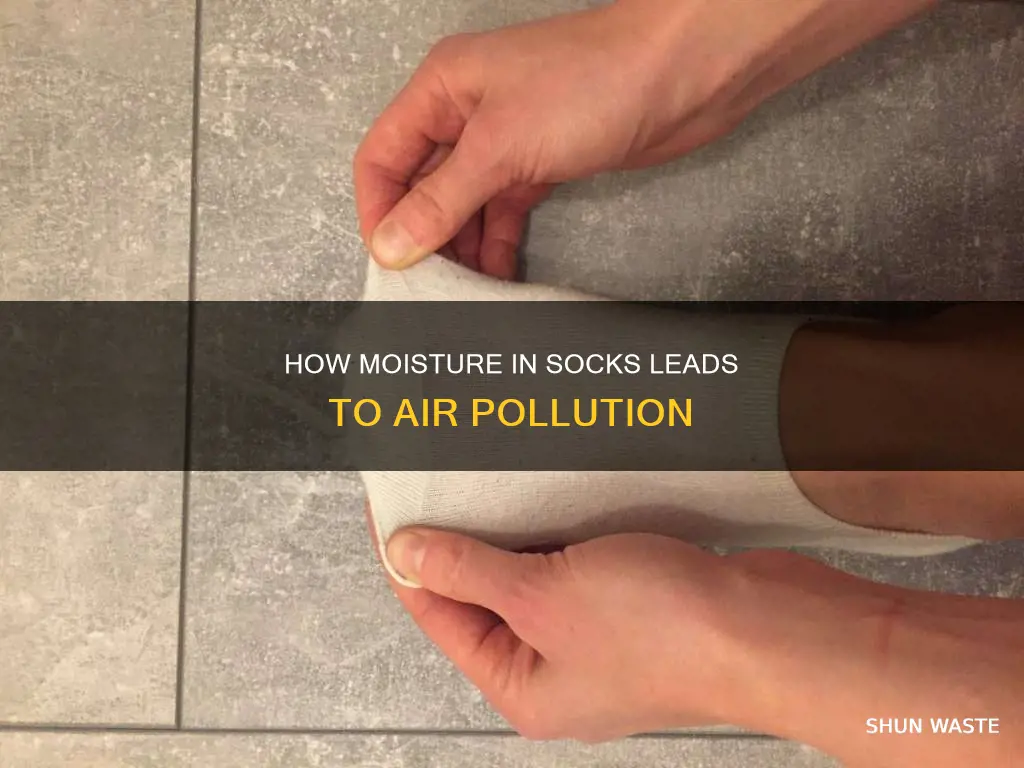 what causes moisture in socks apes air pollution lab