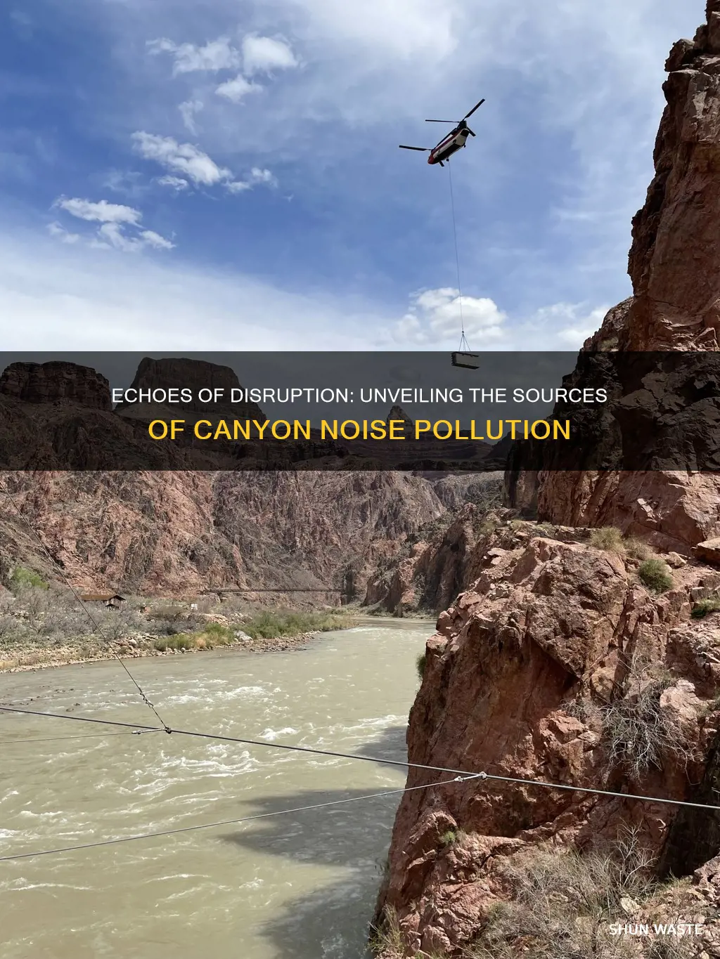 what causes noise pollution in the grand canyon