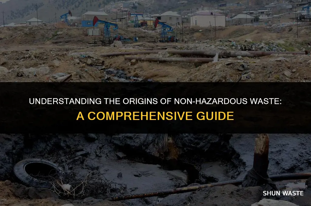 what causes non hazardous waste