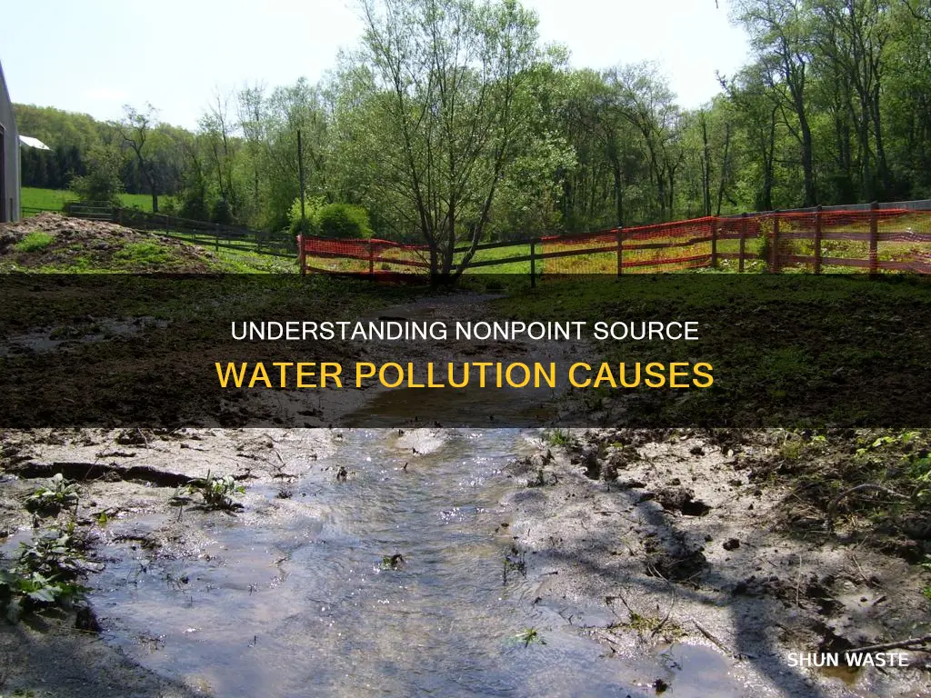 what causes nonpoint source water pollution