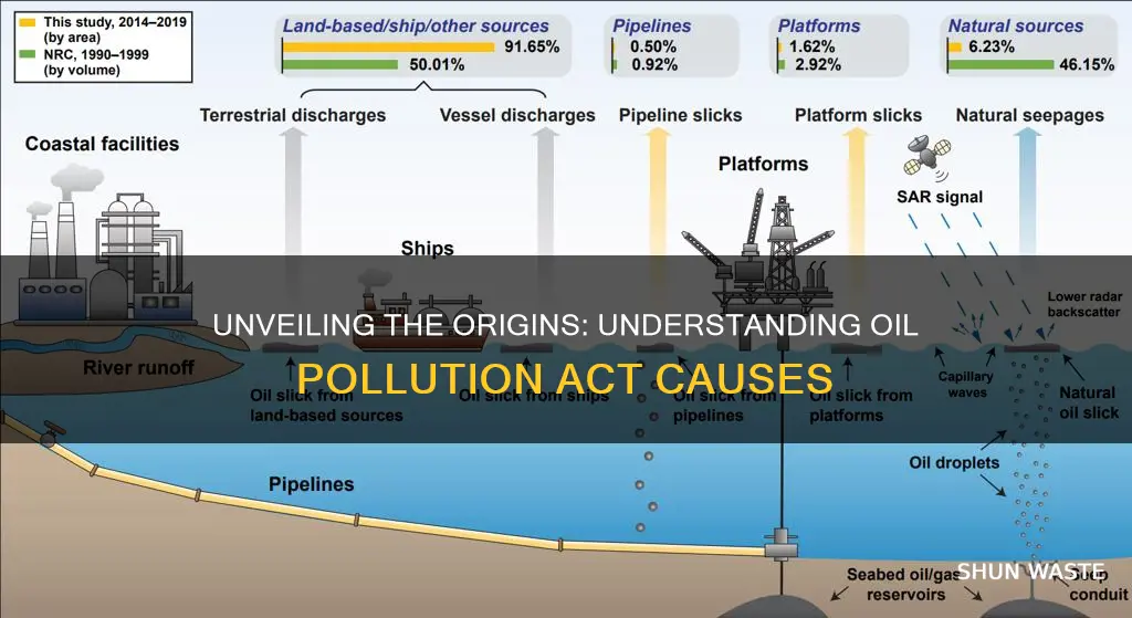 what causes oil pollution act