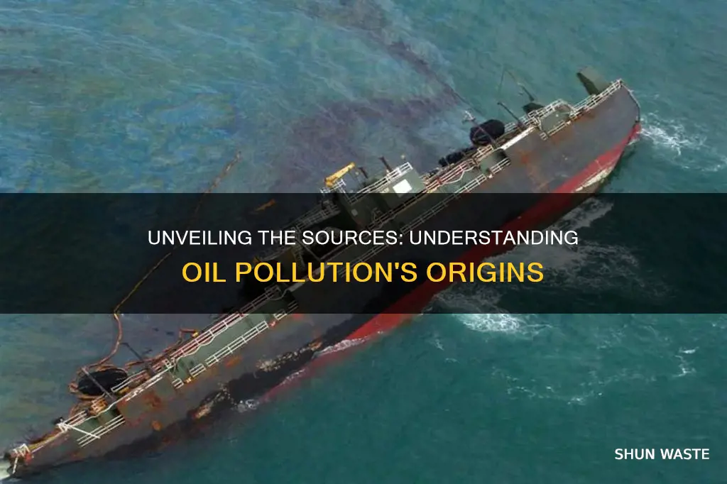 what causes oil pollution