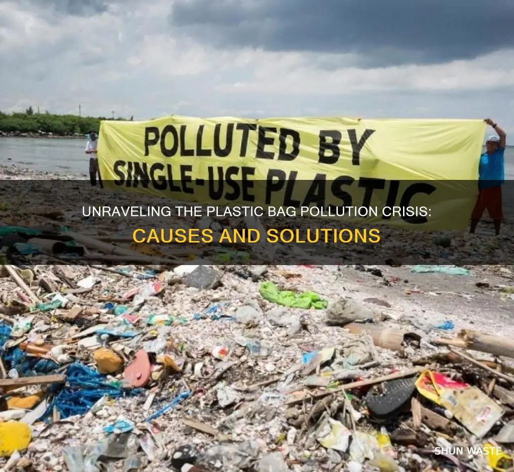 what causes plastic bag pollution