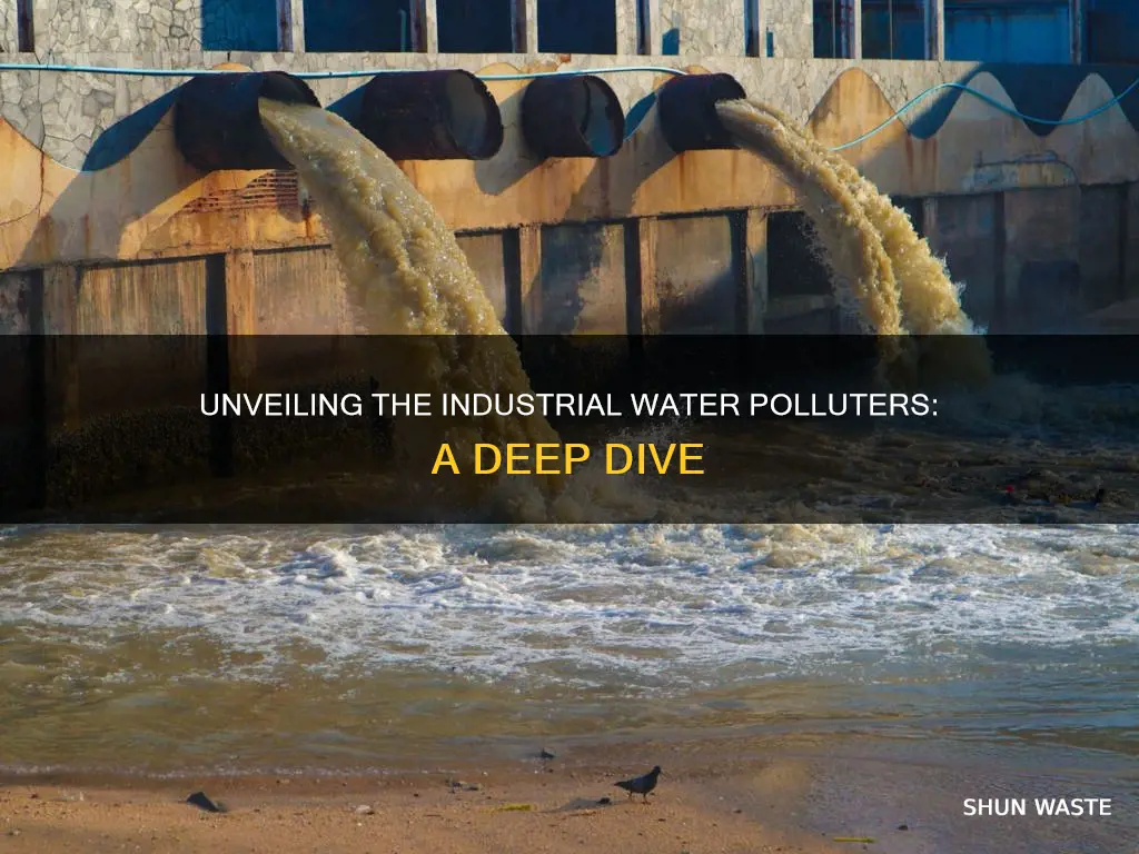 what causes pollution from factories in water