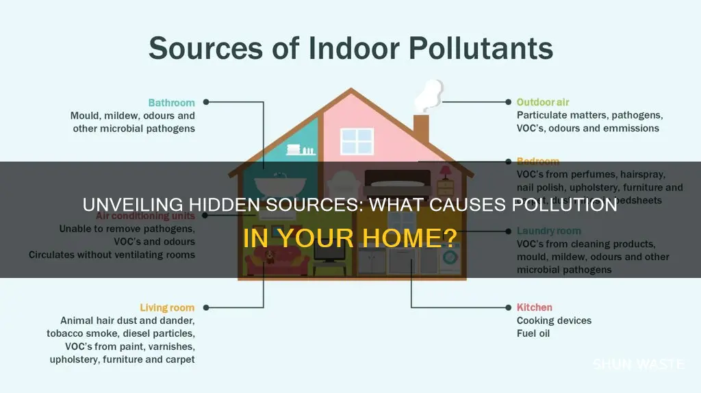 what causes pollution in the house