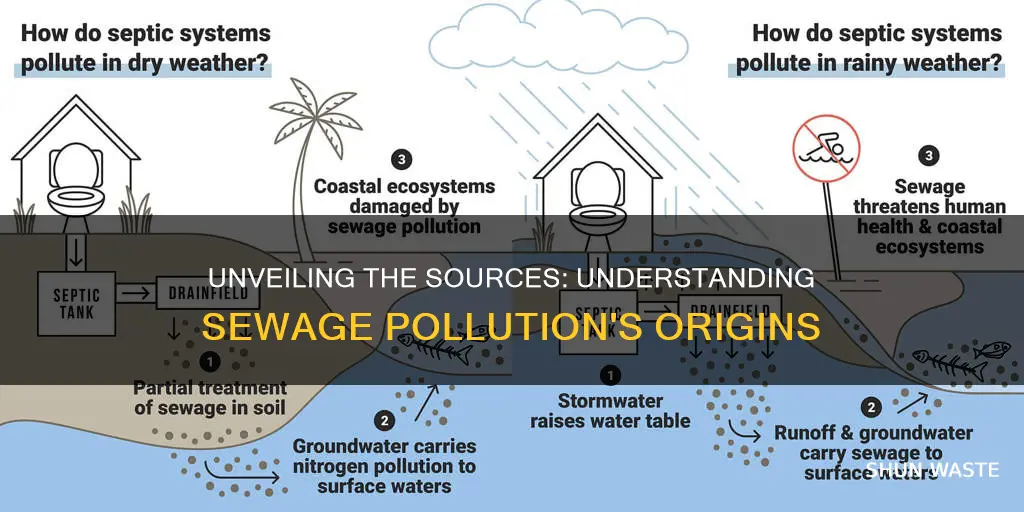 what causes sewage pollution