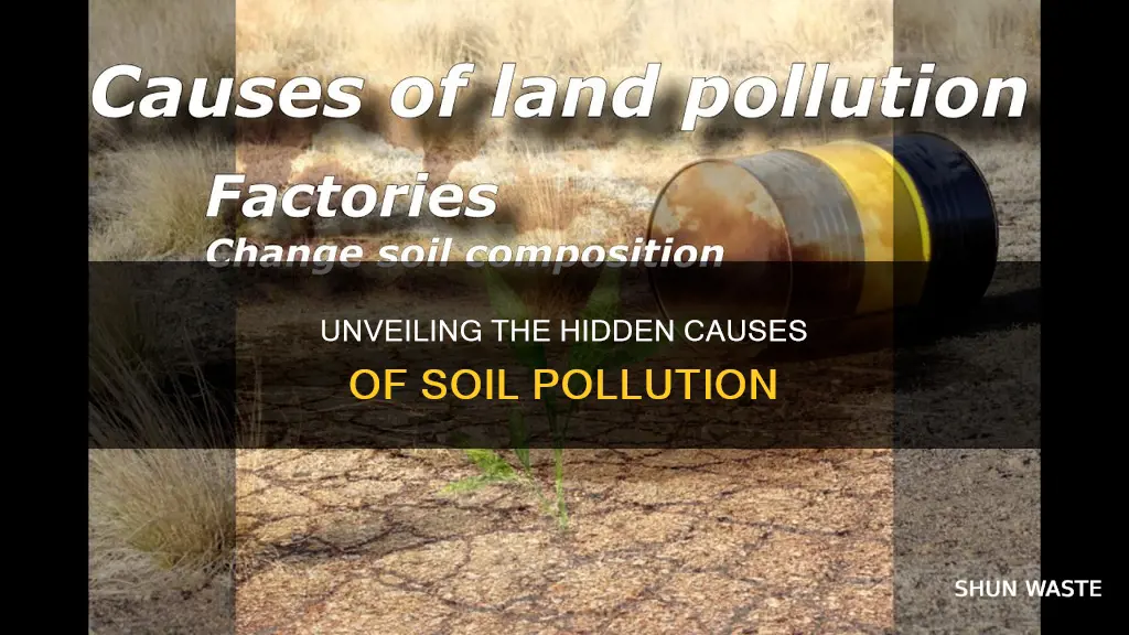 what causes soil pollution