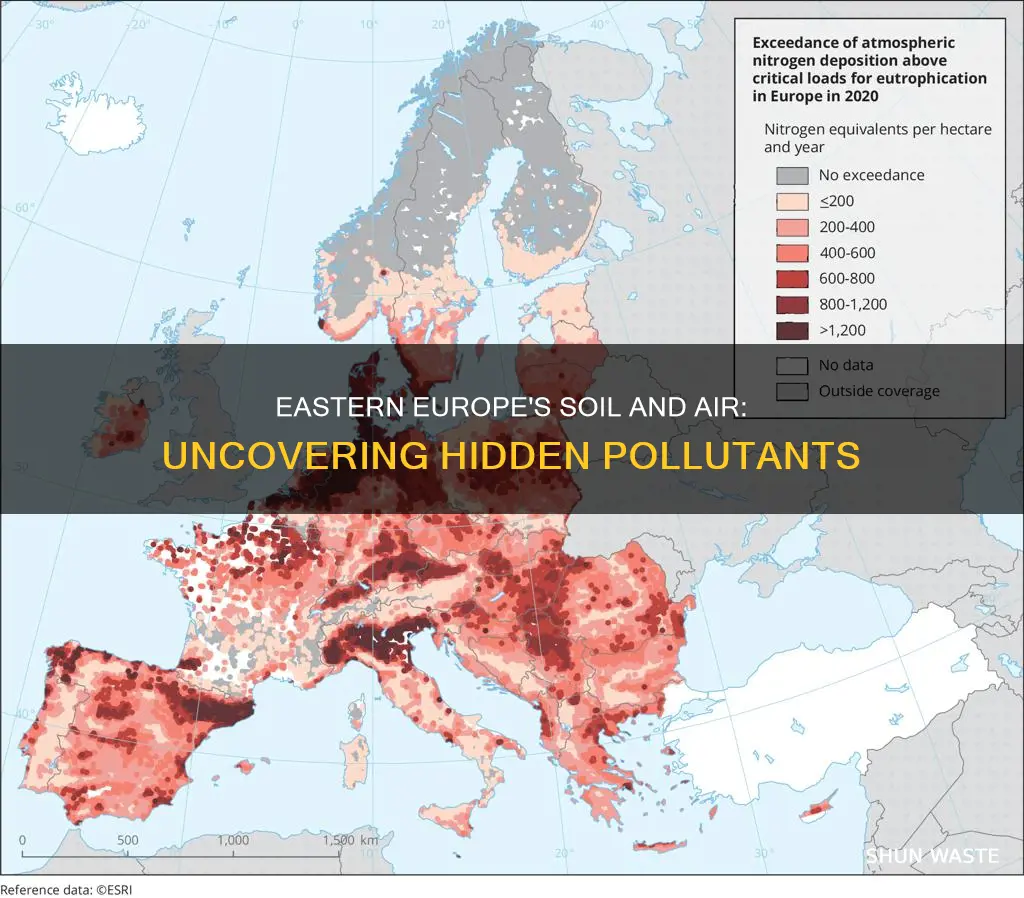 what causes soil water and air pollution in eastern europe