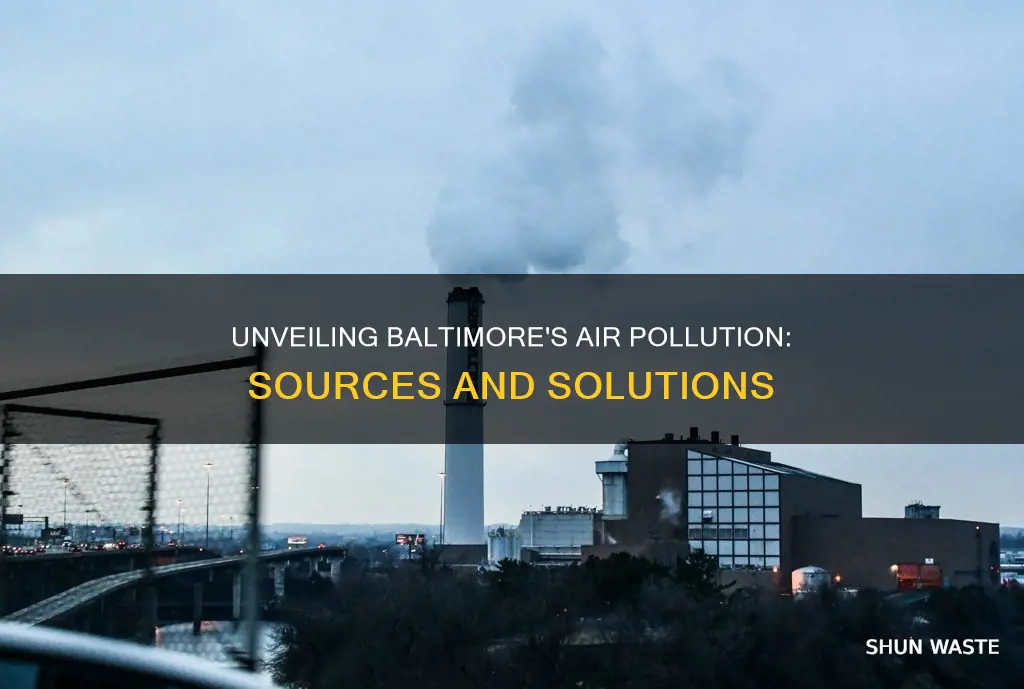 what causes the most air pollution in baltimore