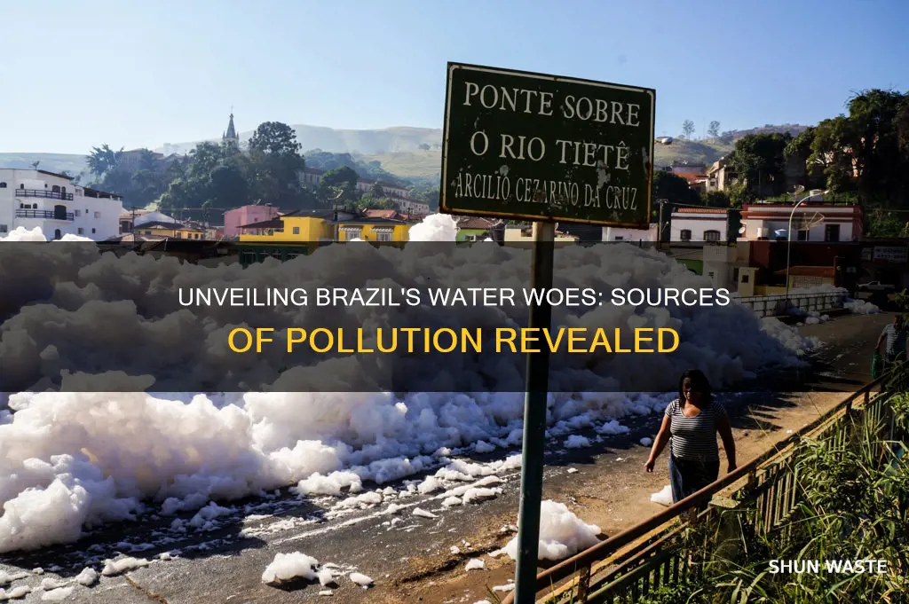 what causes water pollution in brazil