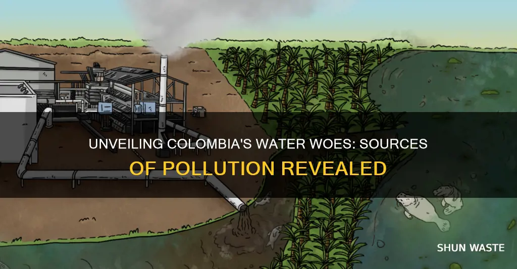 what causes water pollution in colombia