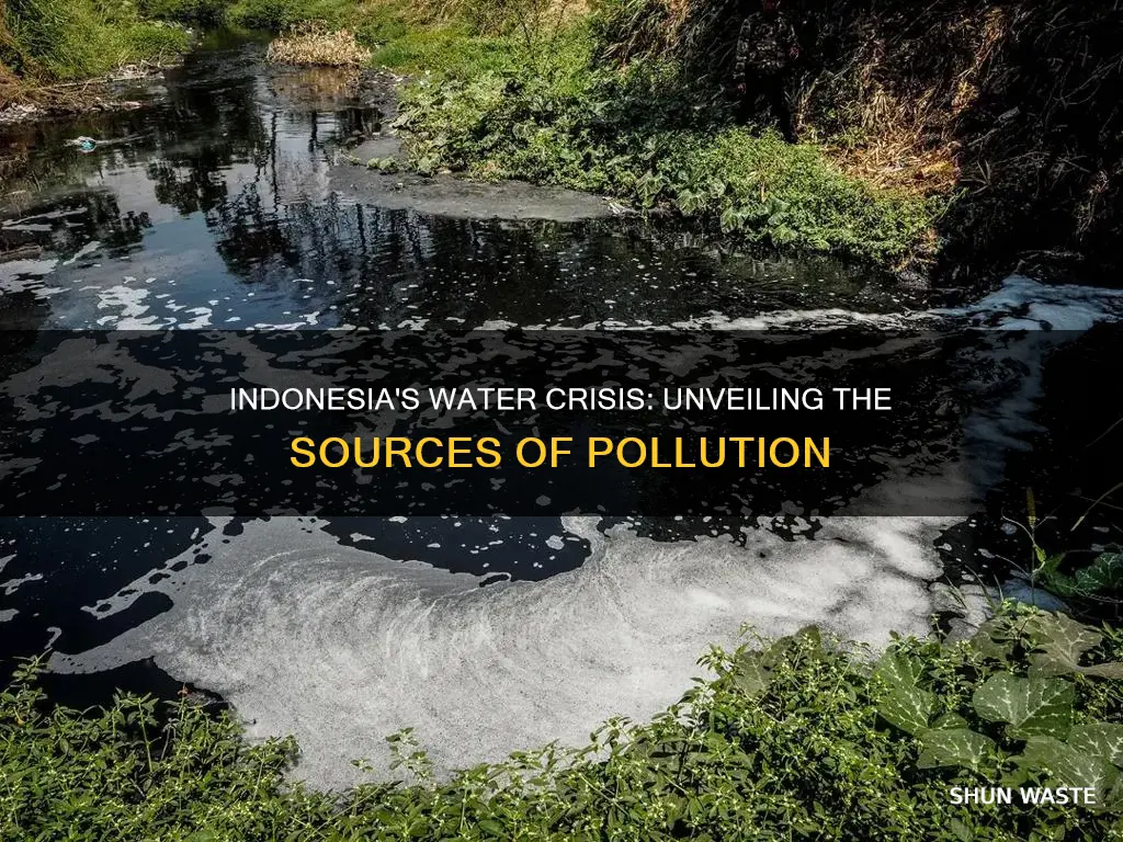 what causes water pollution in indonesia