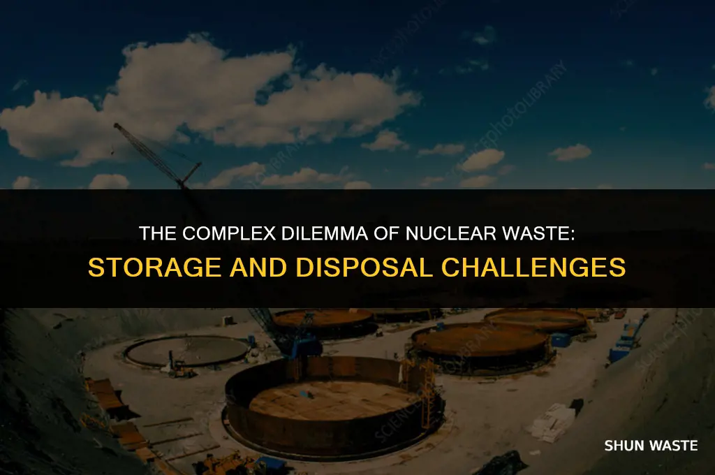 what challenges exist for nuclear waste disposal or storage