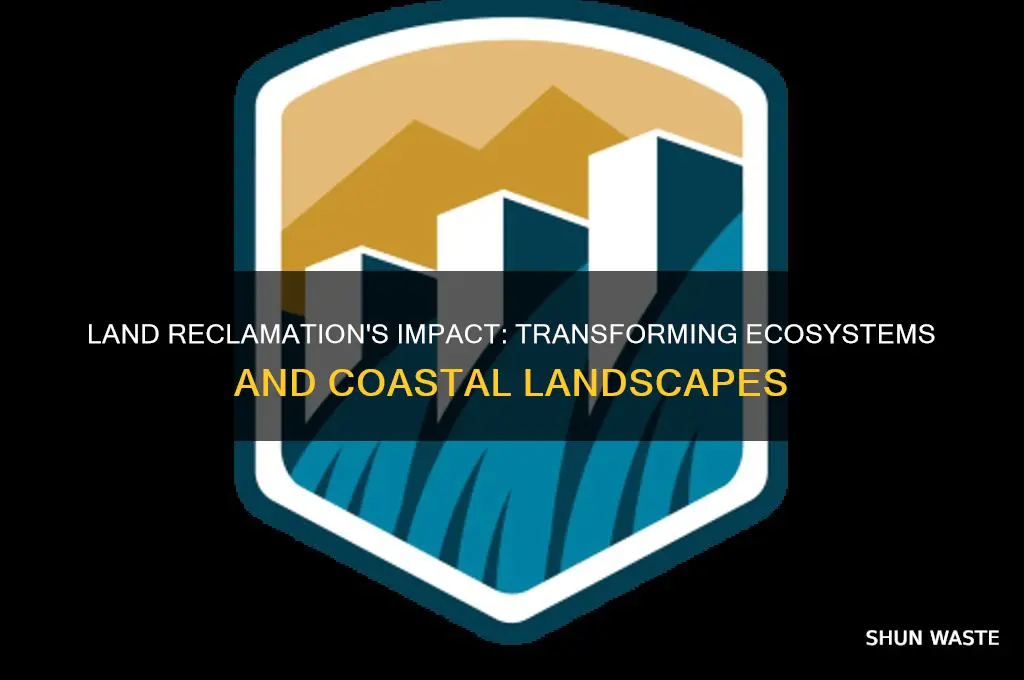 what changes to the environment are made by land reclamation