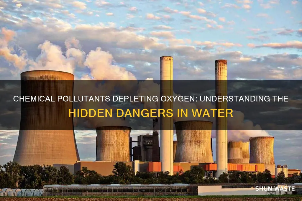 what chemical pollutants remove oxygen from water