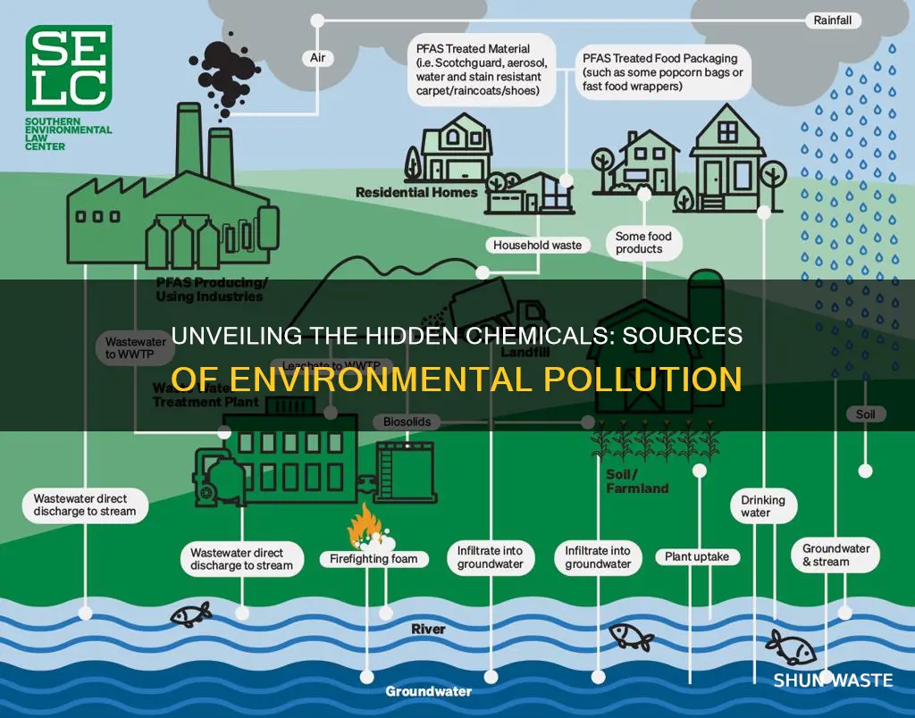 what chemicals cause pollution