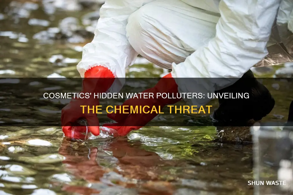 what chemicals in cosmetics pollute water