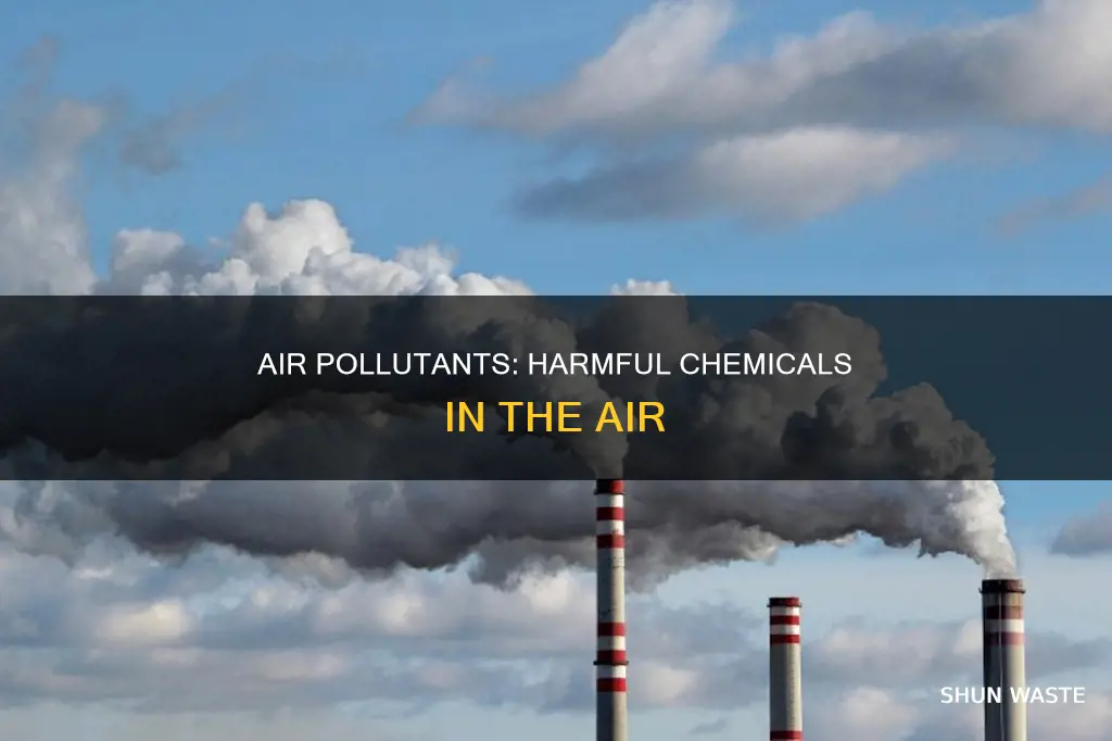 what chemicals pollute the air