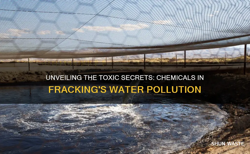 what chemicals pollute water from hydrolic fracking