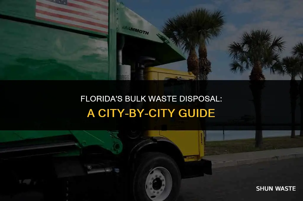 what cities in florida dispose of bulk waste