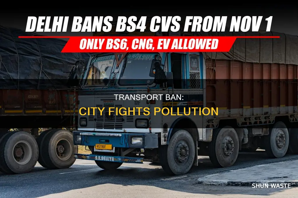 what city prohibited transportation due to pollution