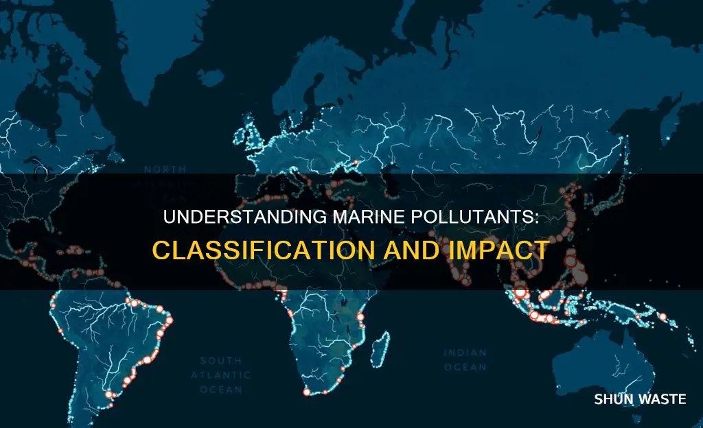 what classifies a substance as a marine pollutant