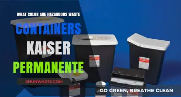 Identifying Hazardous Waste Containers at Kaiser Permanente Facilities