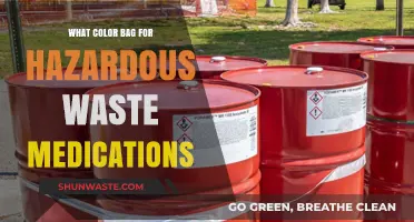 Safely Disposing of Hazardous Waste Medications: A Guide to Proper Bag Color and Procedures