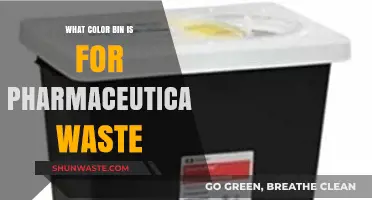 Pharmaceutical Waste Disposal: Identifying the Correct Color-Coded Bin