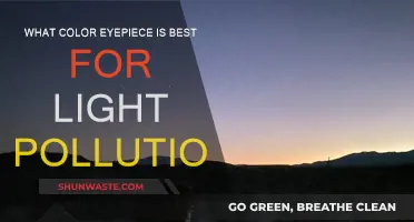 Eyepiece Color Choice: Fighting Light Pollution