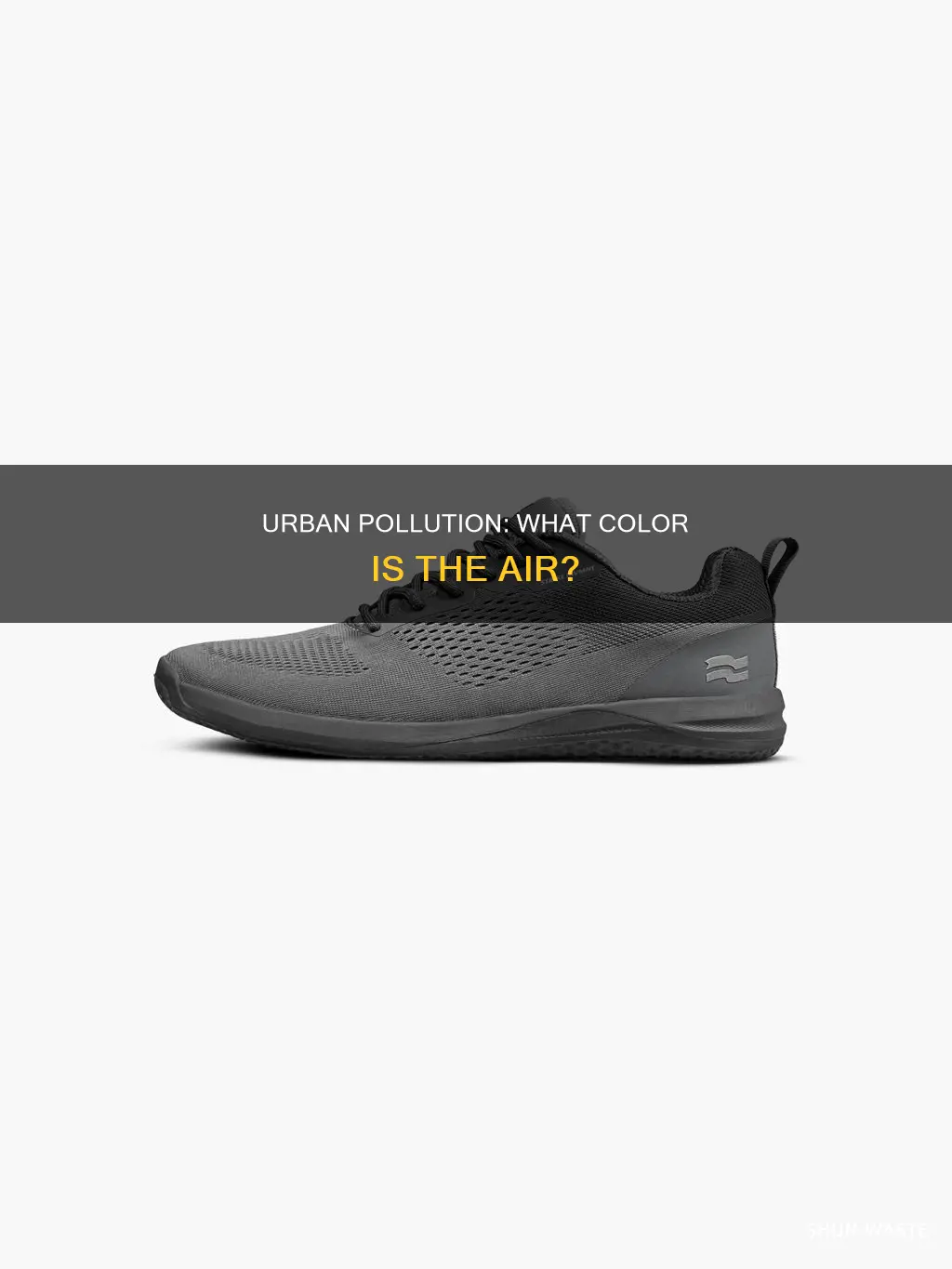 what color is the pollution from cars in the city