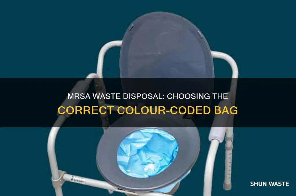 what colour bag should mrsa waste be disposed in