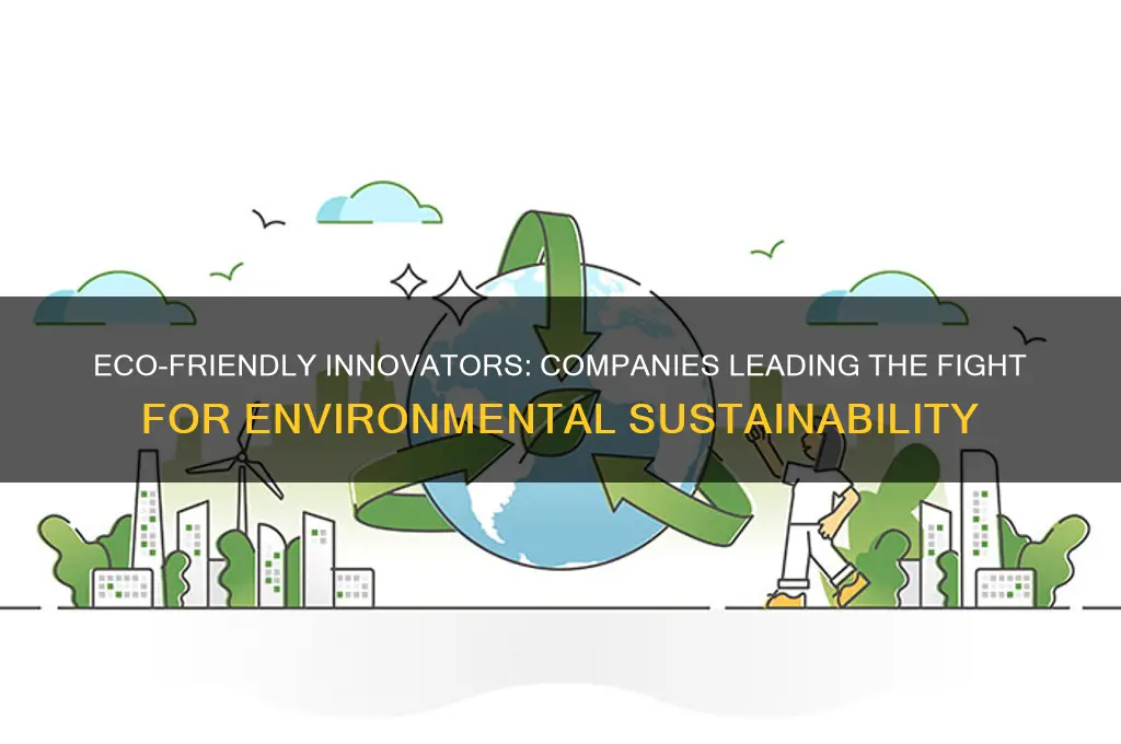 what comanies are working for environment issue