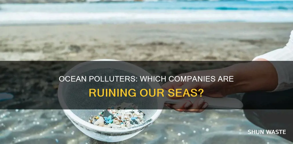 what companies pollute the ocean