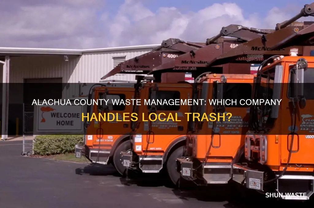 what company handles waste for alachua county