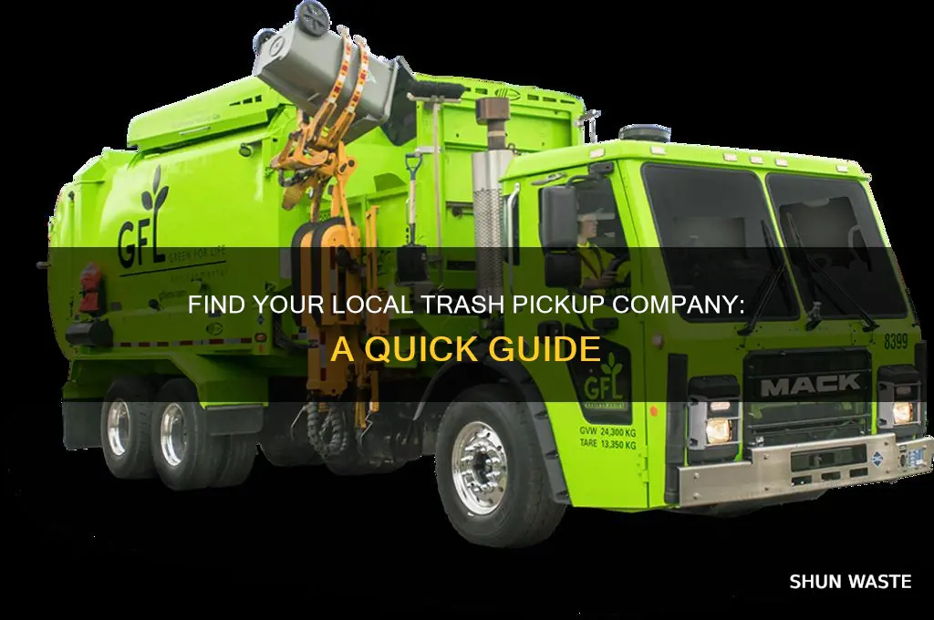 what company picks up trash in my area