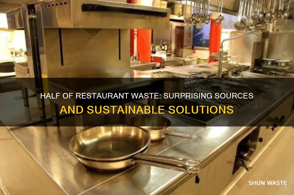 what comprises about half of a restaurant