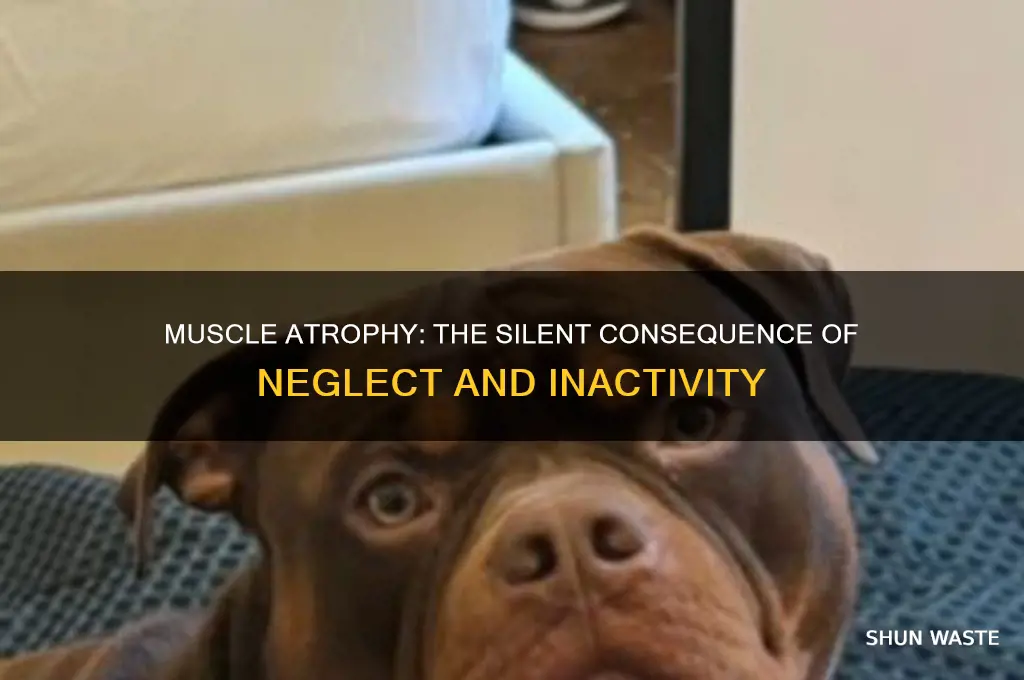what condition results when mucles waste because of neglect