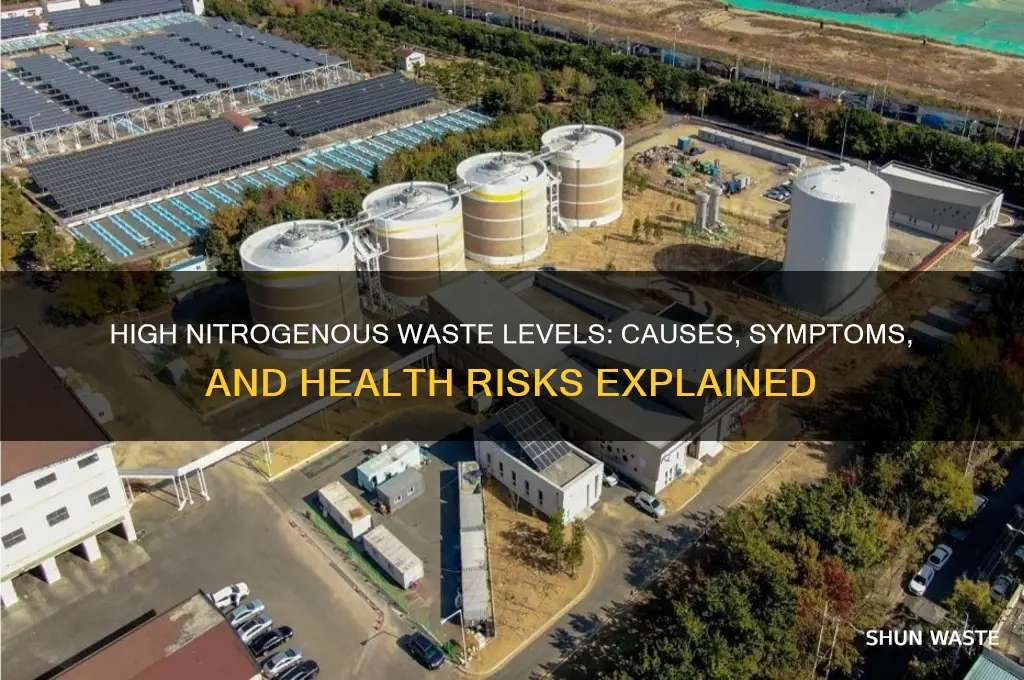 what condition would occur if nitrogenous waste were too high