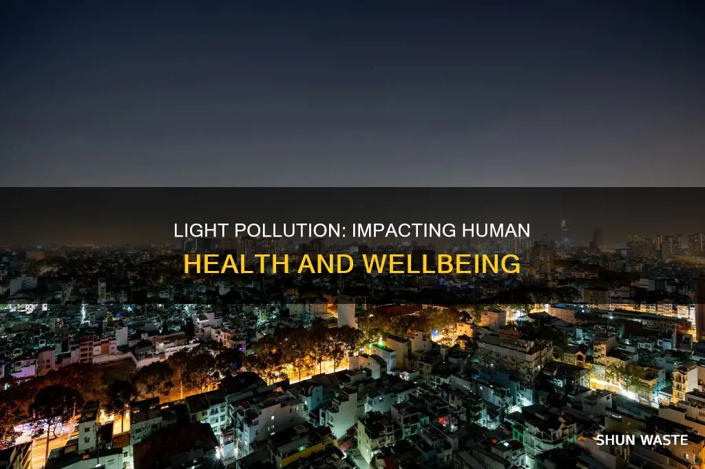 what consequences does light pollution have on human health