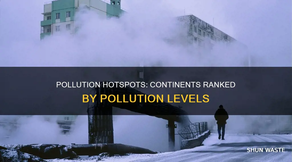 what continent has the most pollution