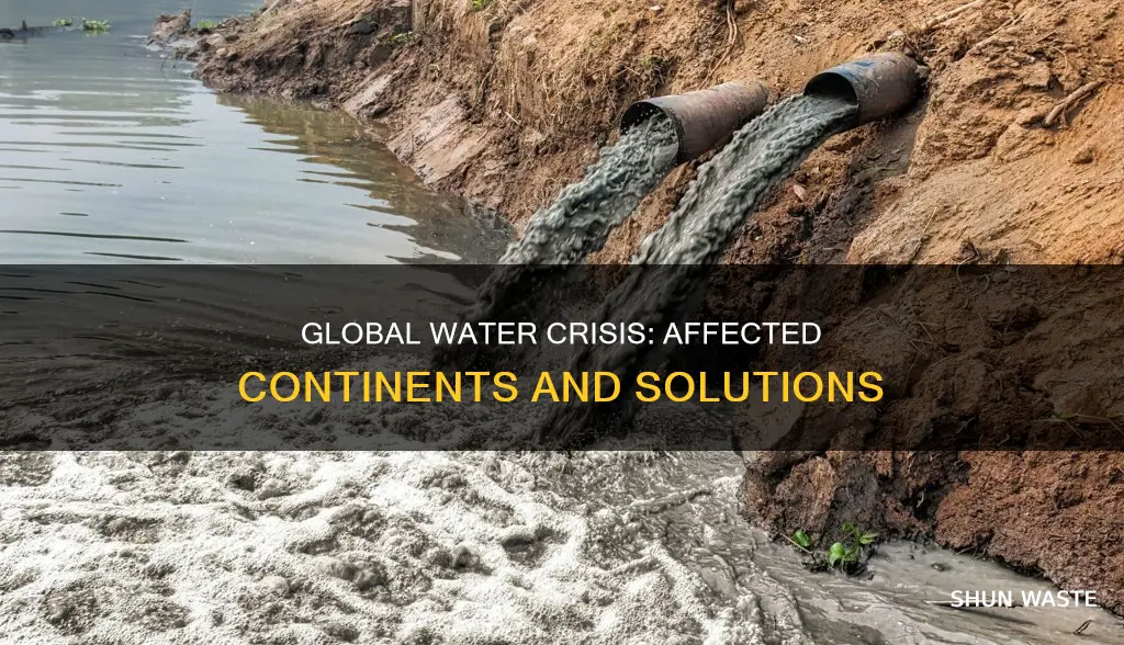 what continents are impacted by water pollution