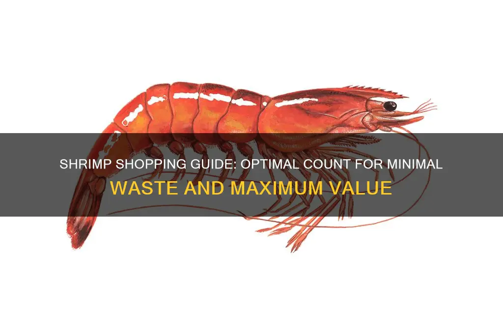 what count of shrimp is thebest buy for least waste