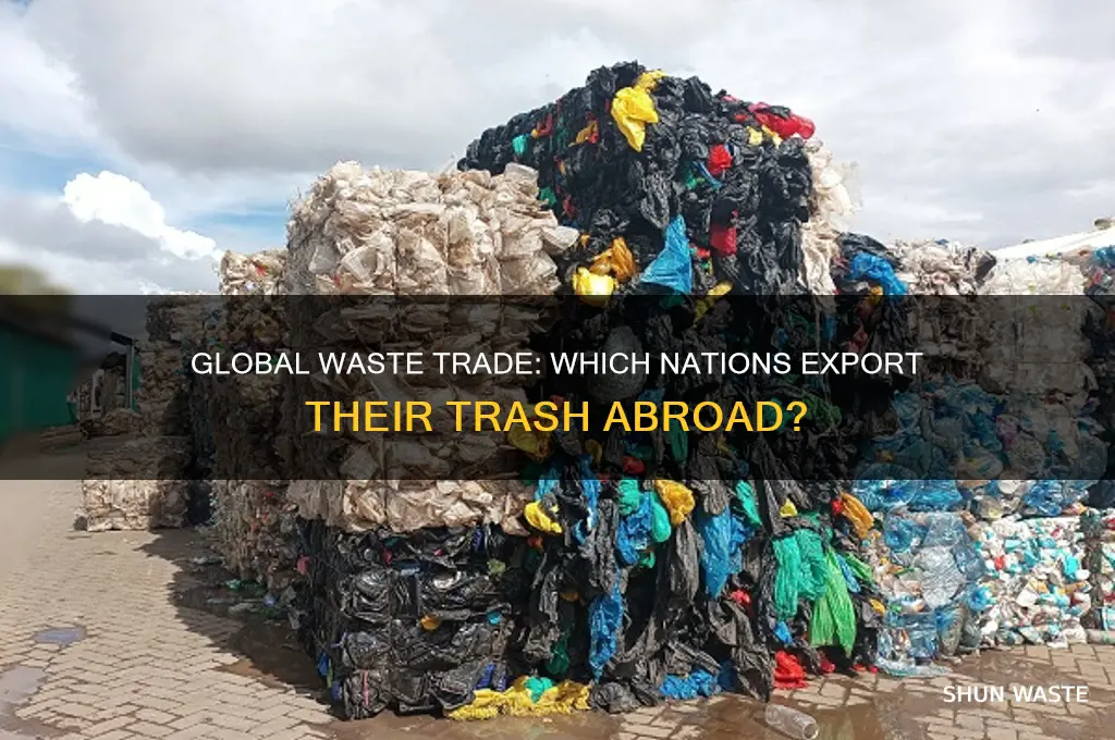 what countreis send their waste to other countries