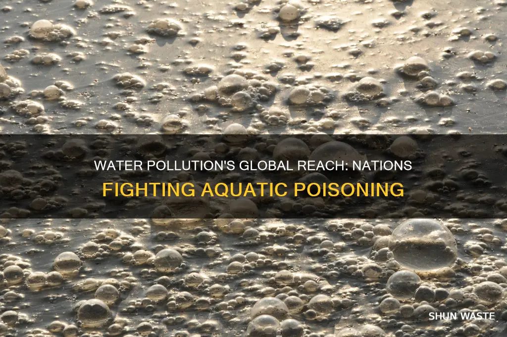 what countries are affected by water pollution