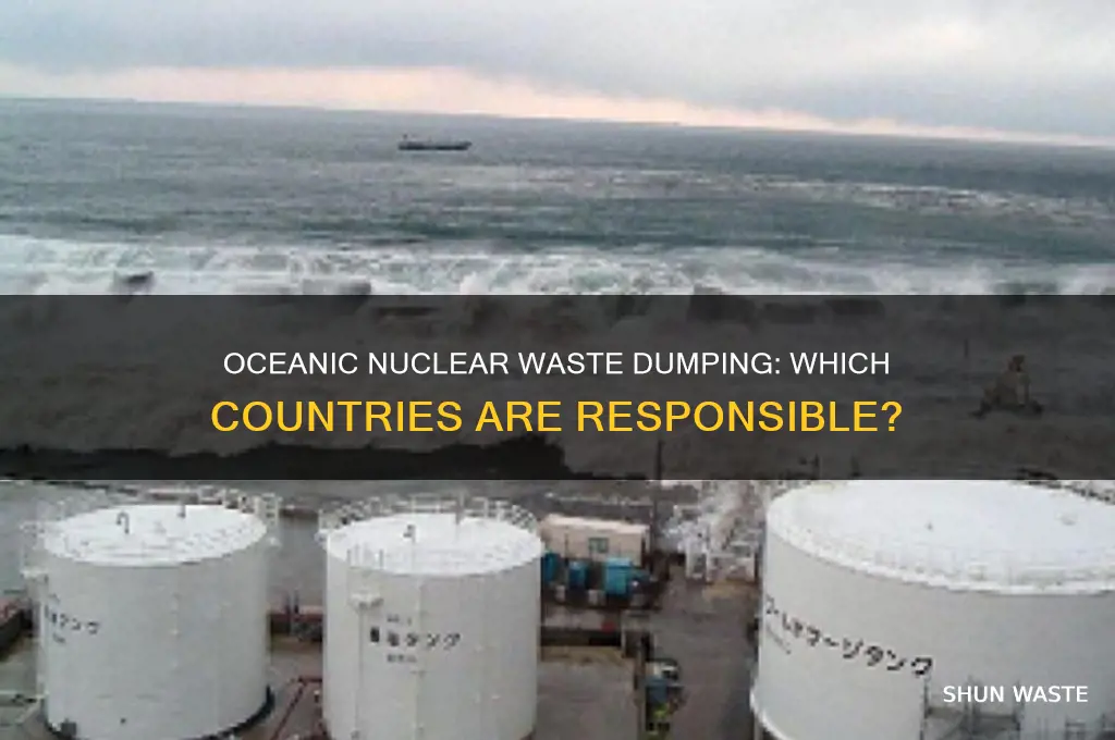 what countries dump nuclear waste in the ocean
