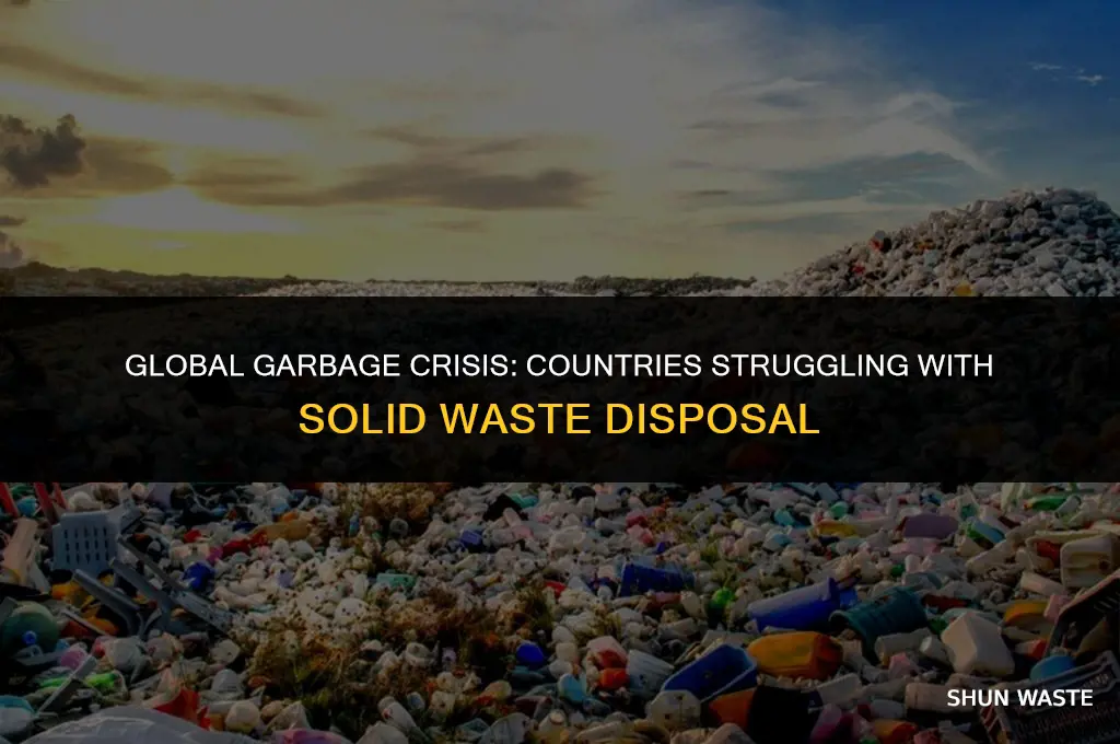 what countries have greatest issue with solid waste disposal