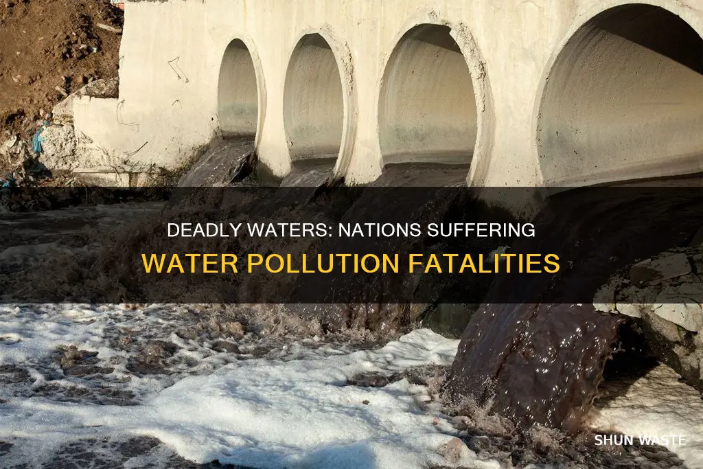what countries have people die the most from water pollution