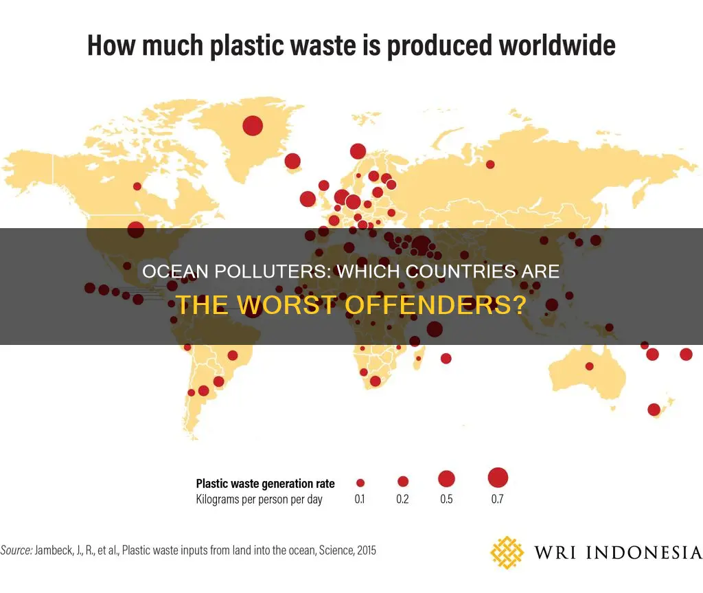 what countries pollute the ocean