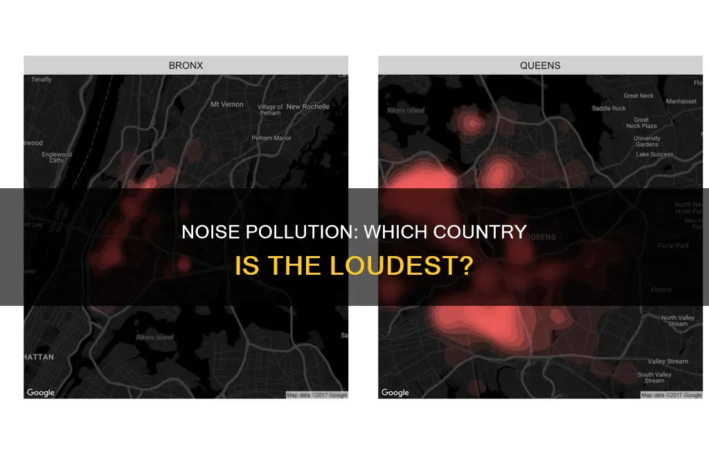 what country has the most noise pollution